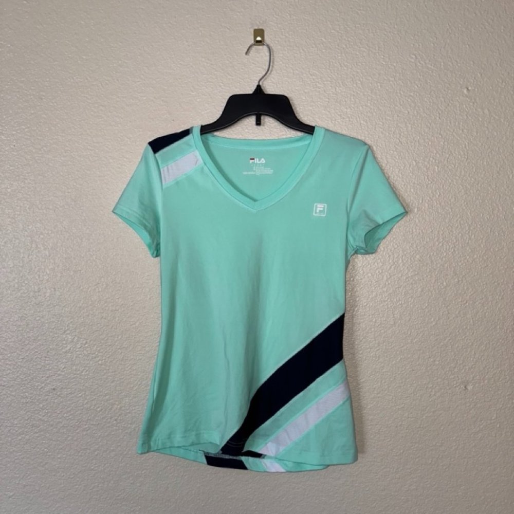 Teal Fila T Shirt